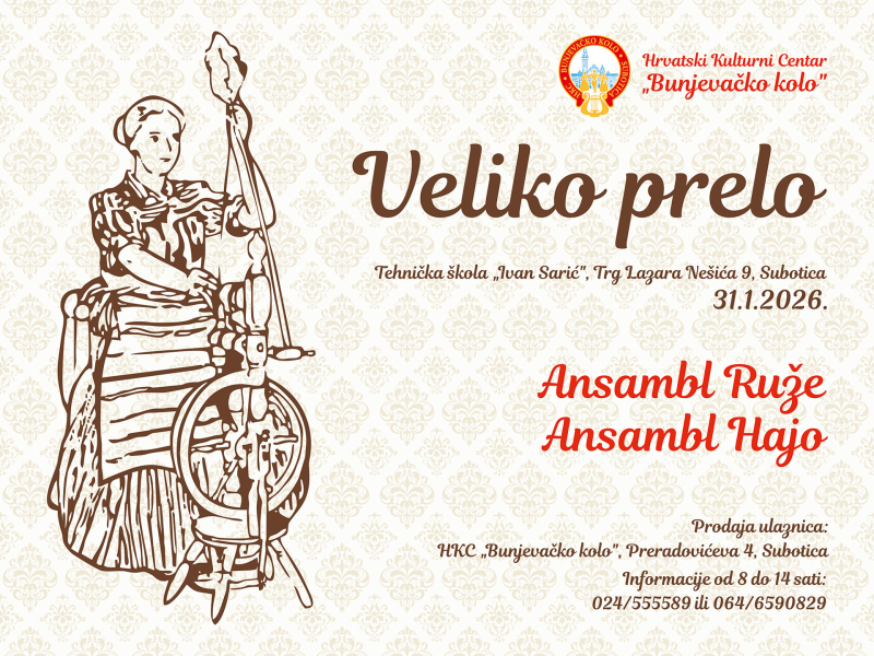 31. 01. »Veliko prelo 2026.« u Subotici