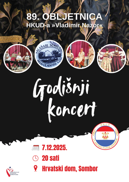07. 12. Godišnji koncert HKUD-a Vladimir Nazor u Somboru