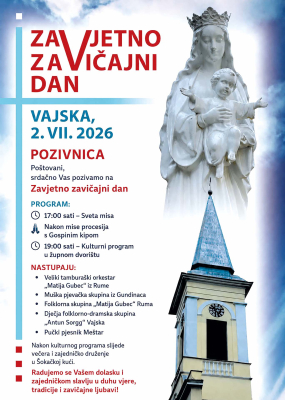 2. 07. Zavjetno zavičajni dan u Vajskoj