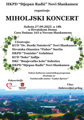 27. 09. Miholjski koncert u Novom Slankamenu