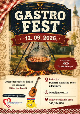 12. 09 - Gastro Fest u Platičevu