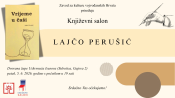 5. lipnja – Književni salon s Lajčom Perušićem