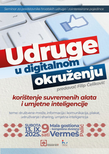 Seminar za predstavnike hrvatskih udruga i zainteresirane pojedince