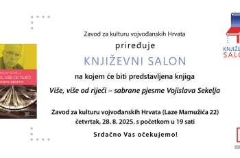 28. 8. Književni salon