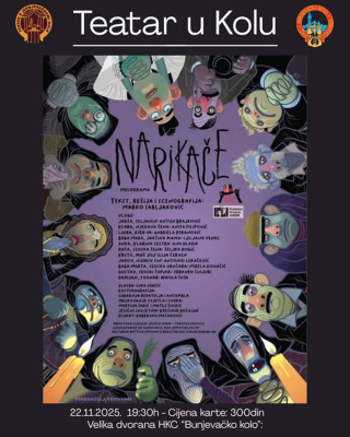 22. 11.  Predstava Narikače u Subotici