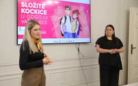  - (Učenici iz Politehničke škole na praksi u »Hr / )