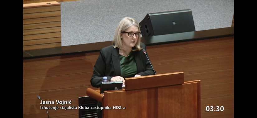 Jasna Vojnić u Saboru: »Hrtkovci nisu samo priča jedne noći, nego rana cijelog jednog naroda«