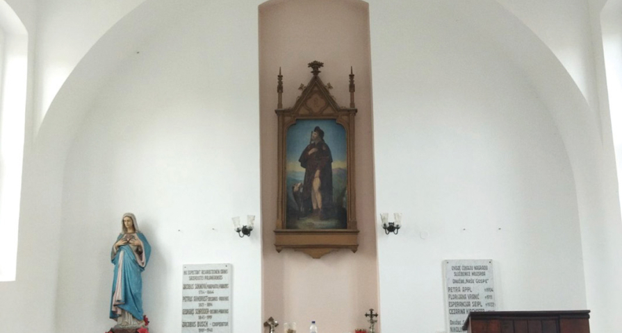 Kapela sv. Roka na Katoličkom groblju u Bačkoj Palanci