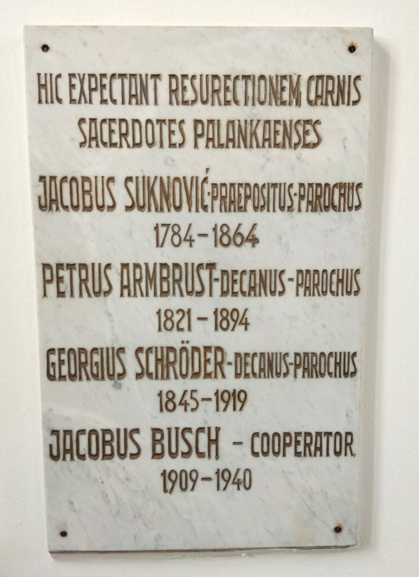 Kapela sv. Roka na Katoličkom  groblju u Bačkoj Palanci