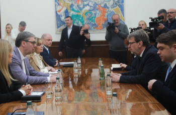 Žigmanov na konzultacijama kod Vučića, Kaurić: Nema mandat da predstavlja stranku