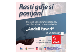 Blagoslov početka radova na izgradnji vrtića u Tavankutu