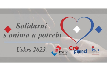 Humanitarna akcija »Cro-Fonda«: Budimo solidarni s onima u potrebi