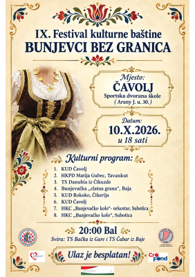 10. 10. – Bunjevci bez granica u Čavolju