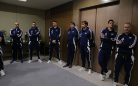 Susret s hrvatskim vaterpolistima u Beogradu