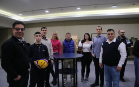 Susret s hrvatskim vaterpolistima u Beogradu