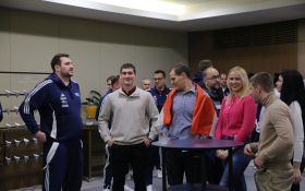 Susret s hrvatskim vaterpolistima u Beogradu