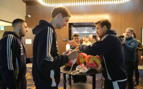 Susret s hrvatskim vaterpolistima u Beogradu