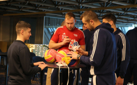 Susret s hrvatskim vaterpolistima u Beogradu