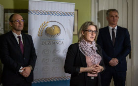 Stier s predstavnicima UBH »Dužijanca« 