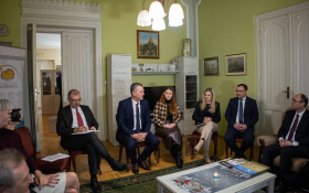 Stier s predstavnicima UBH »Dužijanca« 