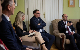 Stier s predstavnicima UBH »Dužijanca« 