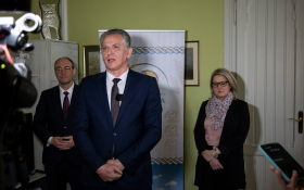 Stier s predstavnicima UBH »Dužijanca« 