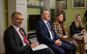 Stier s predstavnicima UBH »Dužijanca« 