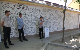 Svečano otkriven mural na zidu ZKVH-a