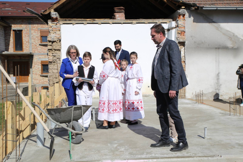 Svečani početak radova na objektu »male matice« u Rumi 