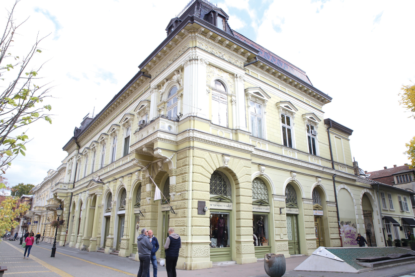 Mačkovićeve palače  u središtu Subotice