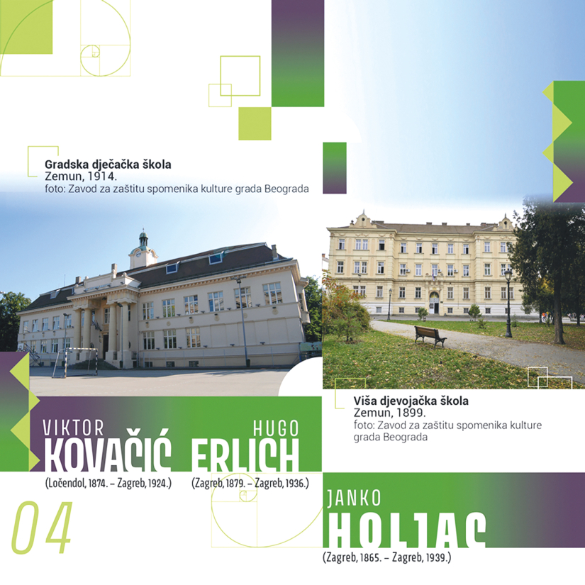 Viša djevojačka i Gradska  dječačka škola u Zemunu