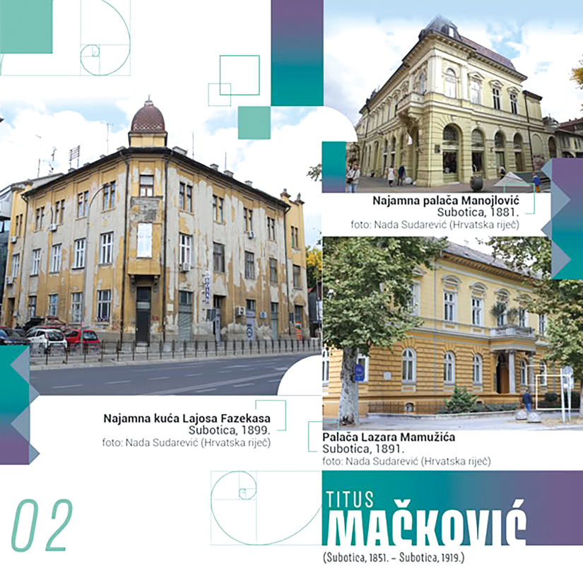 Mačkovićeve palače  u središtu Subotice