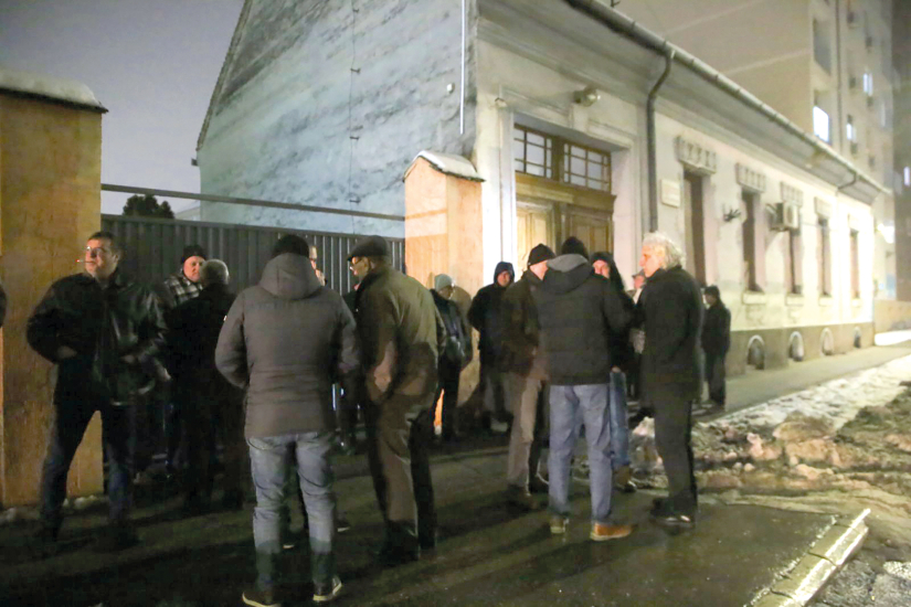 Prosvjed ispred  Doma DSHV-a u Subotici