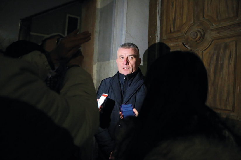 Prosvjed ispred  Doma DSHV-a u Subotici