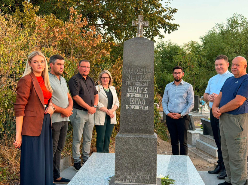 HNV obnovio grob književnika Ante Jakšića u Beregu