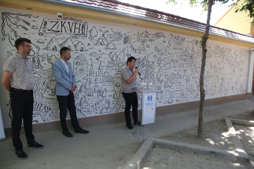 Svečano otkriven mural na zidu ZKVH-a
