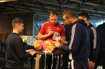 Susret s hrvatskim vaterpolistima u Beogradu