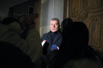 Prosvjed ispred  Doma DSHV-a u Subotici