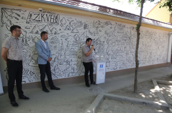Svečano otkriven mural na zidu ZKVH-a